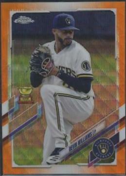 Devin Williams [Orange Wave Refractor] #98