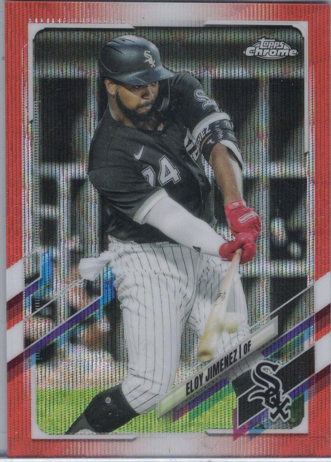 Eloy Jimenez [Orange Wave Refractor] #89