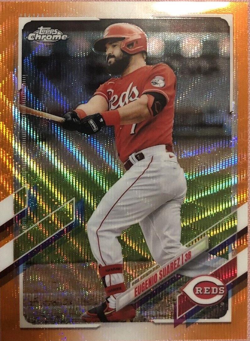 Eugenio Suarez [Orange Wave Refractor] #145