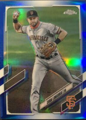 Evan Longoria [Blue Refractor] #125