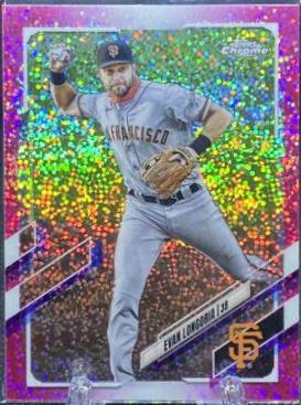 Evan Longoria [Magenta Speckle Refractor] #125