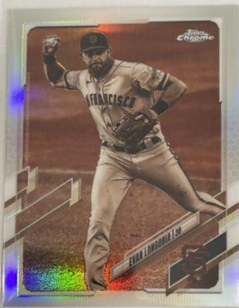Evan Longoria [Sepia Refractor] #125