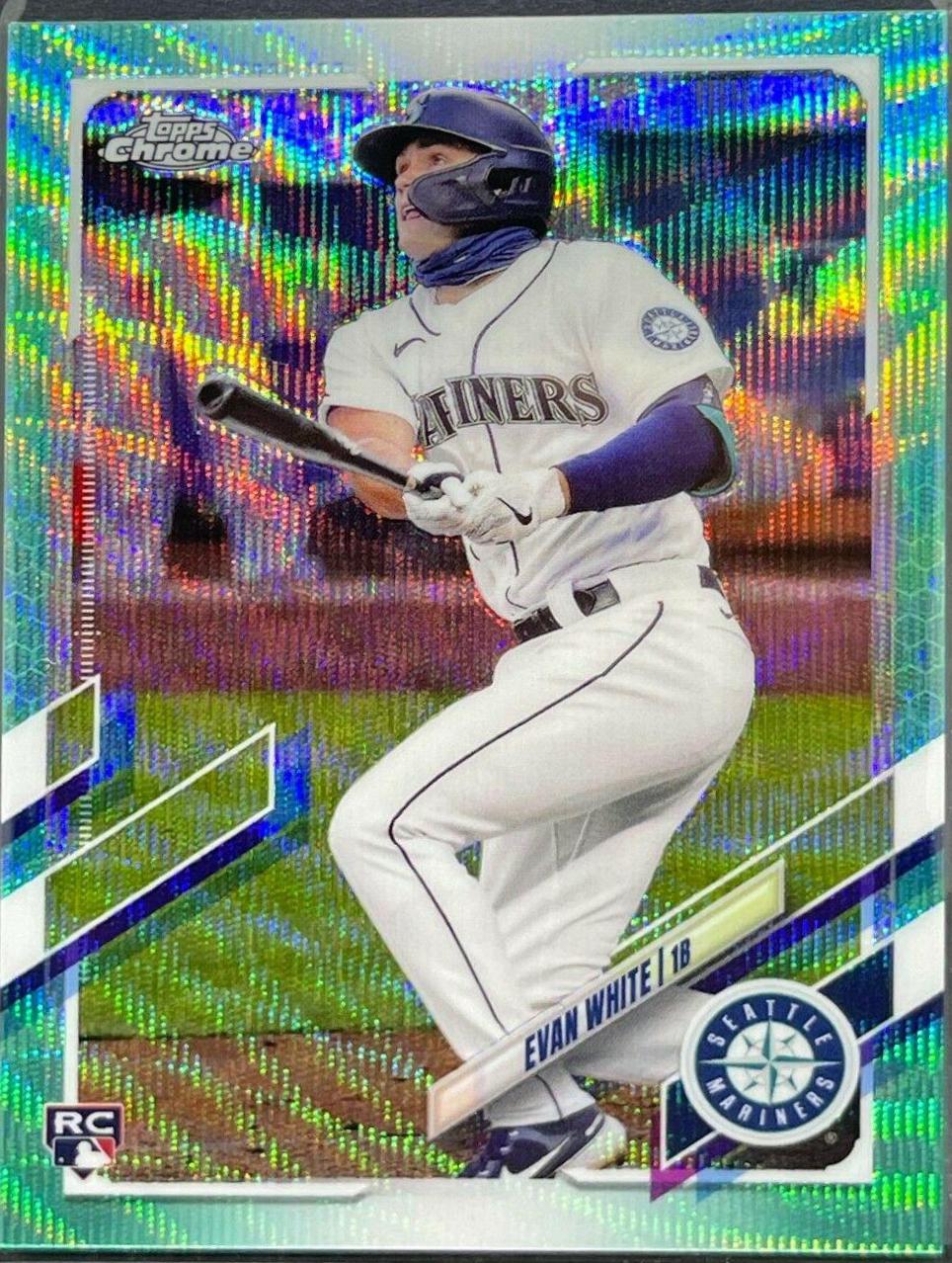 Evan White [Aqua Refractor] #61