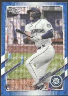 Evan White [Blue Wave Refractor] #61
