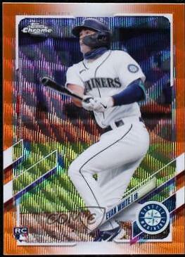 Evan White [Orange Wave Refractor] #61