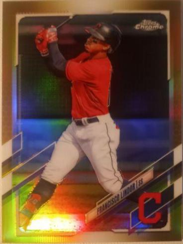 Francisco Lindor [Gold Refractor] #16