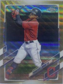 Francisco Lindor [Gold Wave Refractor] #16
