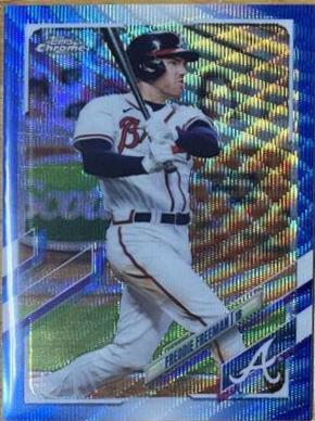 Freddie Freeman [Blue Wave Refractor] #138
