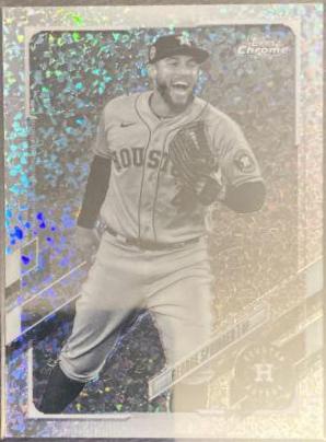 George Springer [Black & White Mini Diamond Refractor] #53