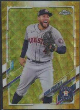 George Springer [Gold Wave Refractor] #53