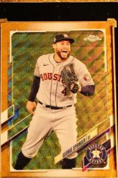 George Springer [Orange Wave Refractor] #53