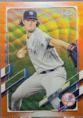 Gerrit Cole [Orange Wave Refractor] #80