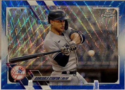 Giancarlo Stanton [Blue Wave Refractor] #54