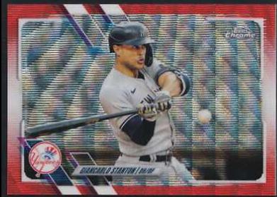 Giancarlo Stanton [Orange Wave Refractor] #54
