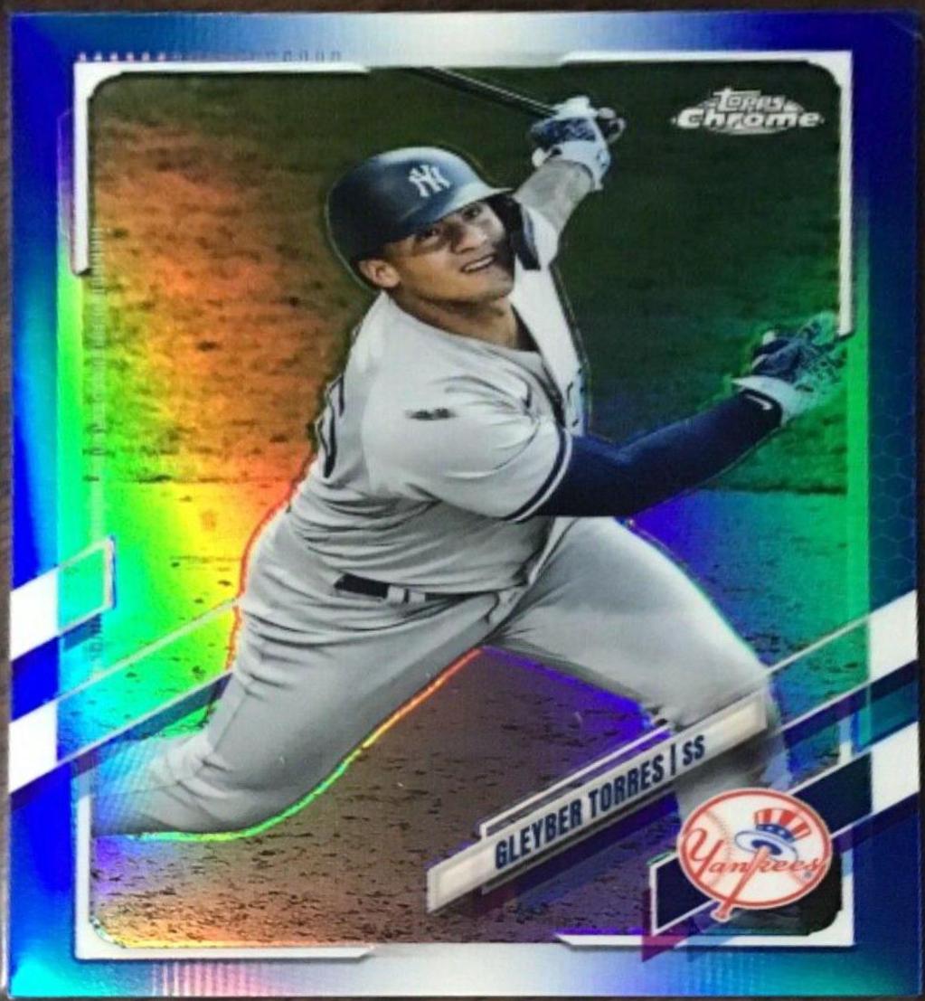 Gleyber Torres [Blue Refractor] #137