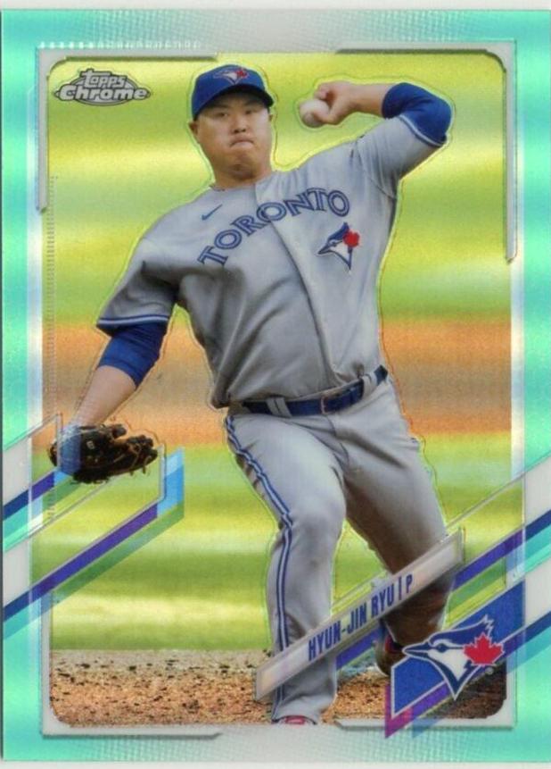 Hyun Jin Ryu [Aqua Refractor] #123