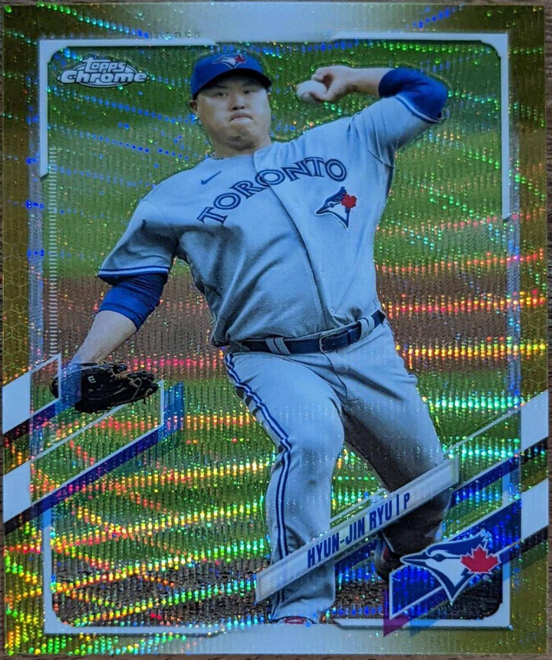 Hyun Jin Ryu [Gold Wave Refractor] #123