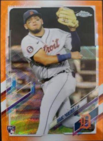 Isaac Paredes [Orange Wave Refractor] #66