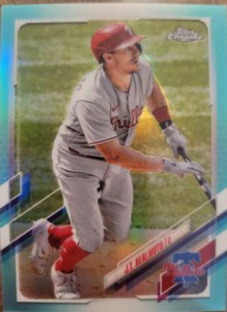 J. T. Realmuto [Aqua Refractor] #82