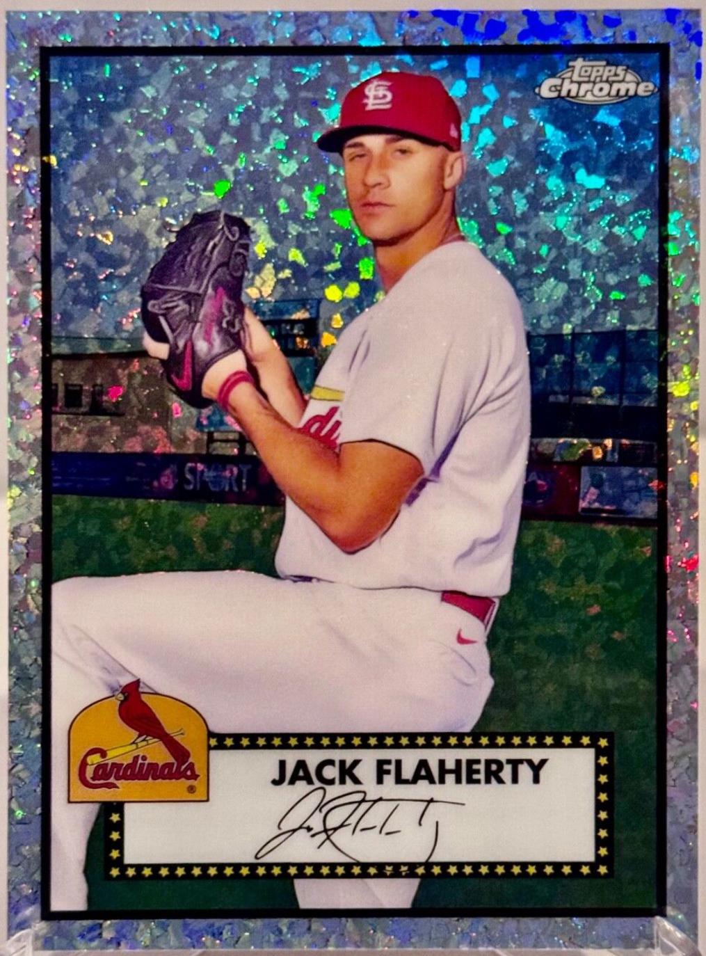 Jack Flaherty [Black & White Mini Diamond Refractor] #70
