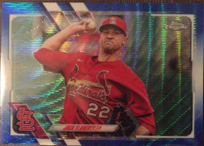 Jack Flaherty [Blue Wave Refractor] #70