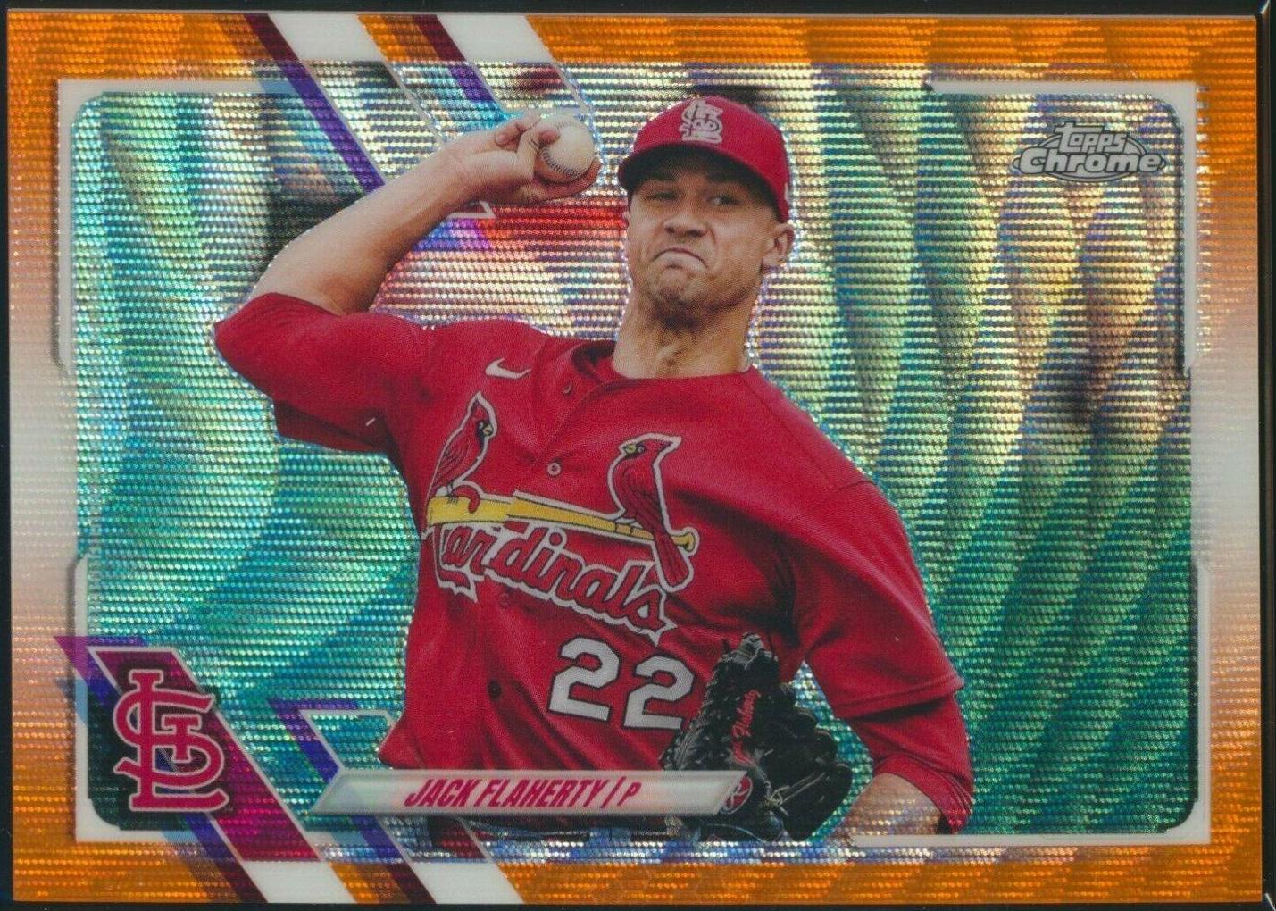 Jack Flaherty [Orange Wave Refractor] #70