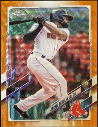 Jackie Bradley Jr. [Orange Wave Refractor] #161