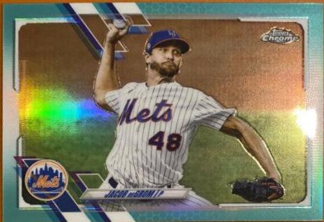 Jacob deGrom [Aqua Refractor] #12