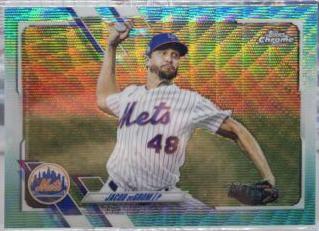 Jacob deGrom [Aqua Wave Refractor] #12