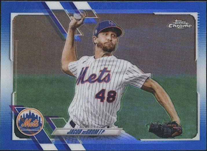 Jacob deGrom [Blue Refractor] #12