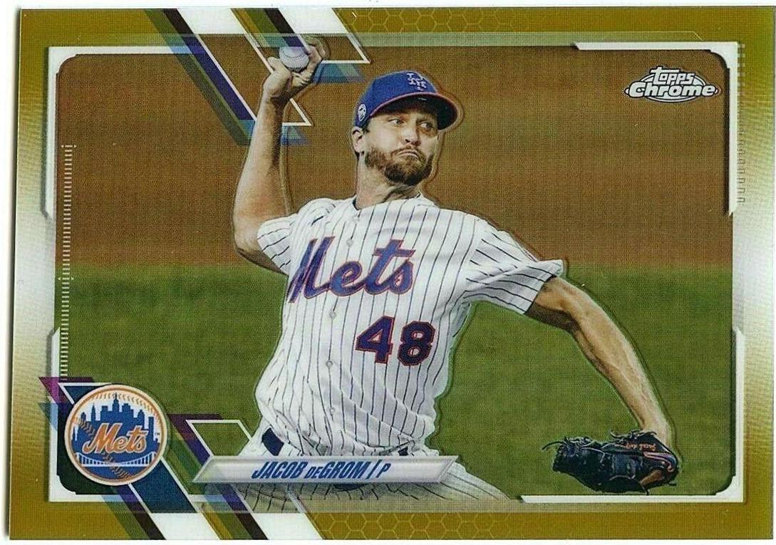 Jacob deGrom [Gold Refractor] #12