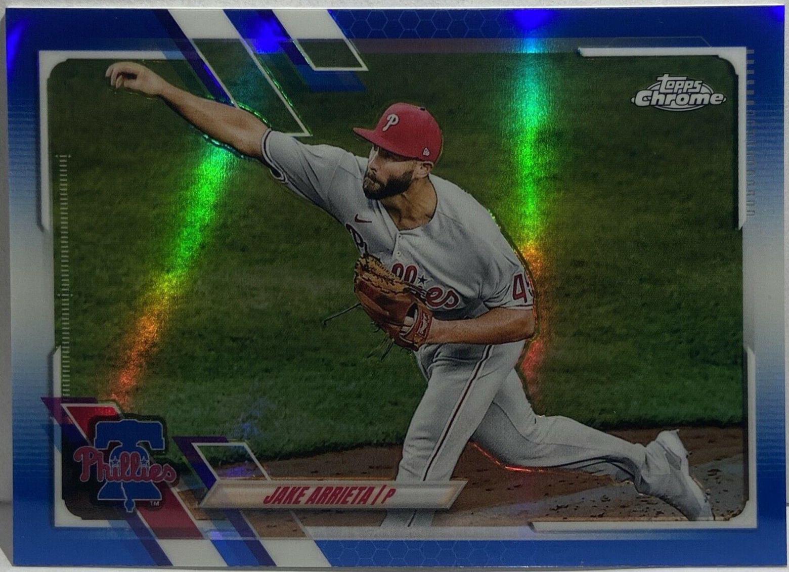 Jake Arrieta [Blue Refractor] #106