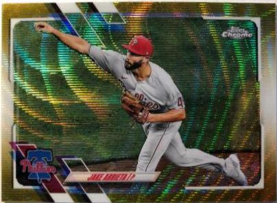 Jake Arrieta [Gold Wave Refractor] #106