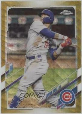 Javier Baez [Gold Wave Refractor] #9