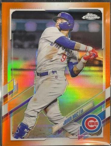 Javier Baez [Orange Refractor] #9