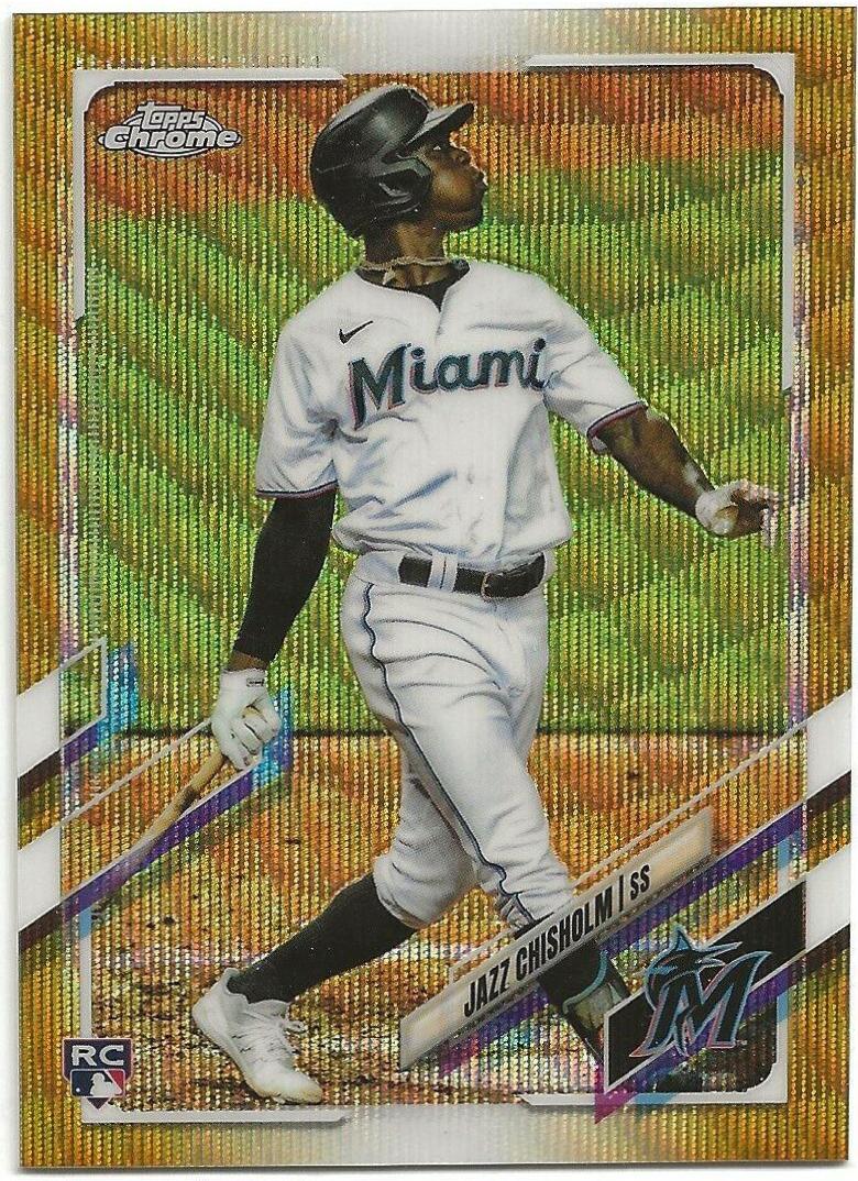 Jazz Chisholm [Gold Wave Refractor] #144