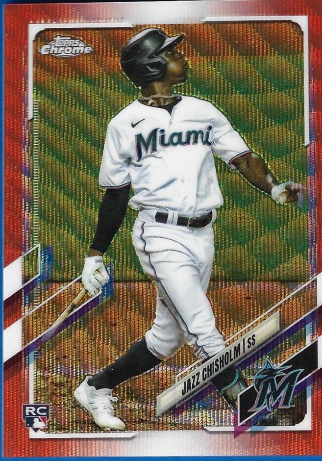 Jazz Chisholm [Orange Wave Refractor] #144