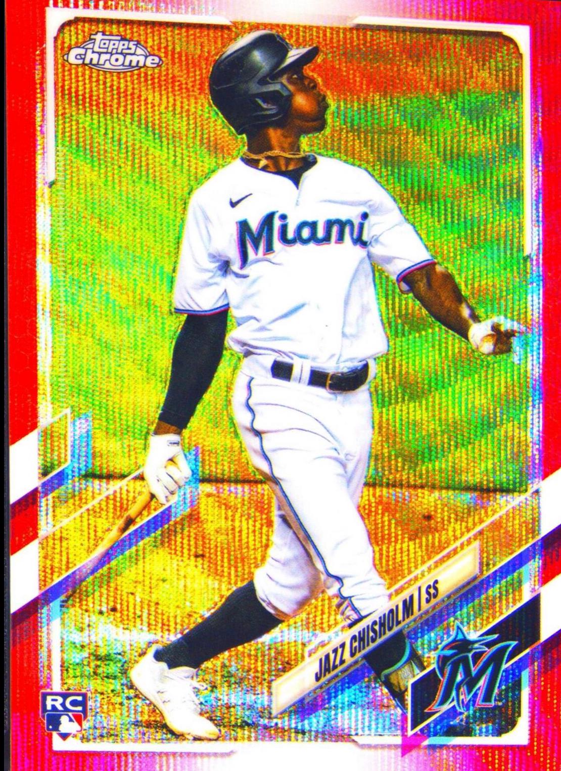 Jazz Chisholm [Red Wave Refractor] #144