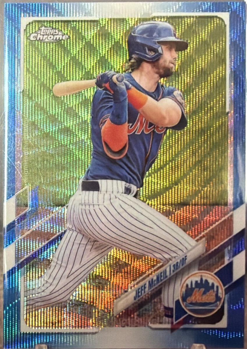Jeff McNeil [Blue Wave Refractor] #214