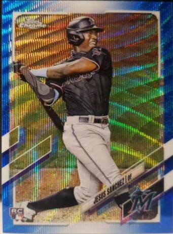 Jesus Sanchez [Blue Wave Refractor] #101