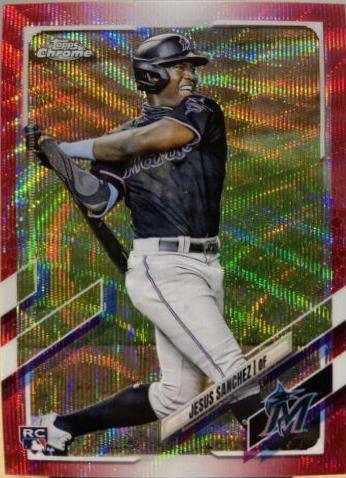Jesus Sanchez [Red Wave Refractor] #101