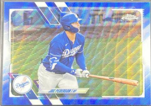 Joc Pederson [Blue Wave Refractor] #28