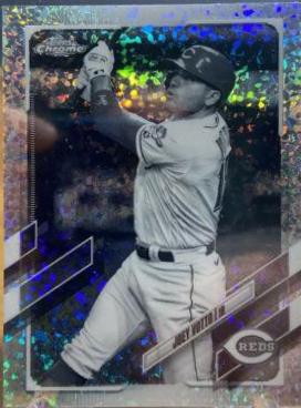 Joey Votto [Black & White Mini Diamond Refractor] #156