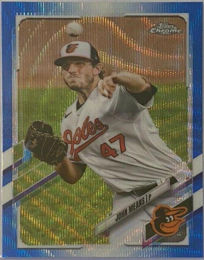 John Means [Blue Wave Refractor] #72