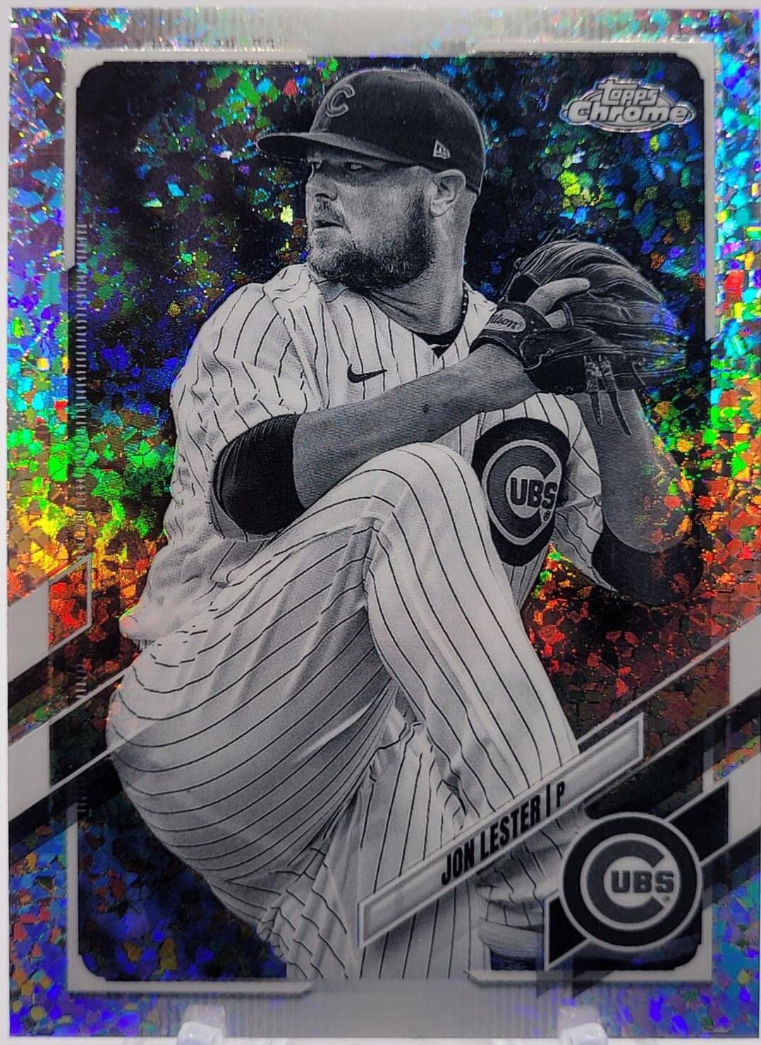 Jon Lester [Black & White Mini Diamond Refractor] #13