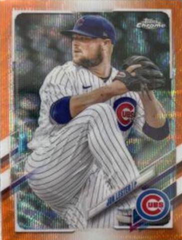 Jon Lester [Orange Wave Refractor] #13