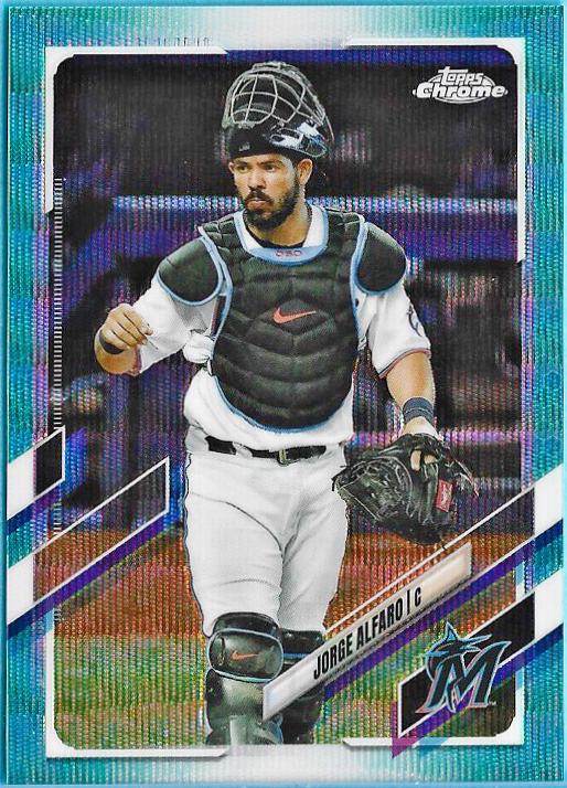 Jorge Alfaro [Aqua Refractor] #25