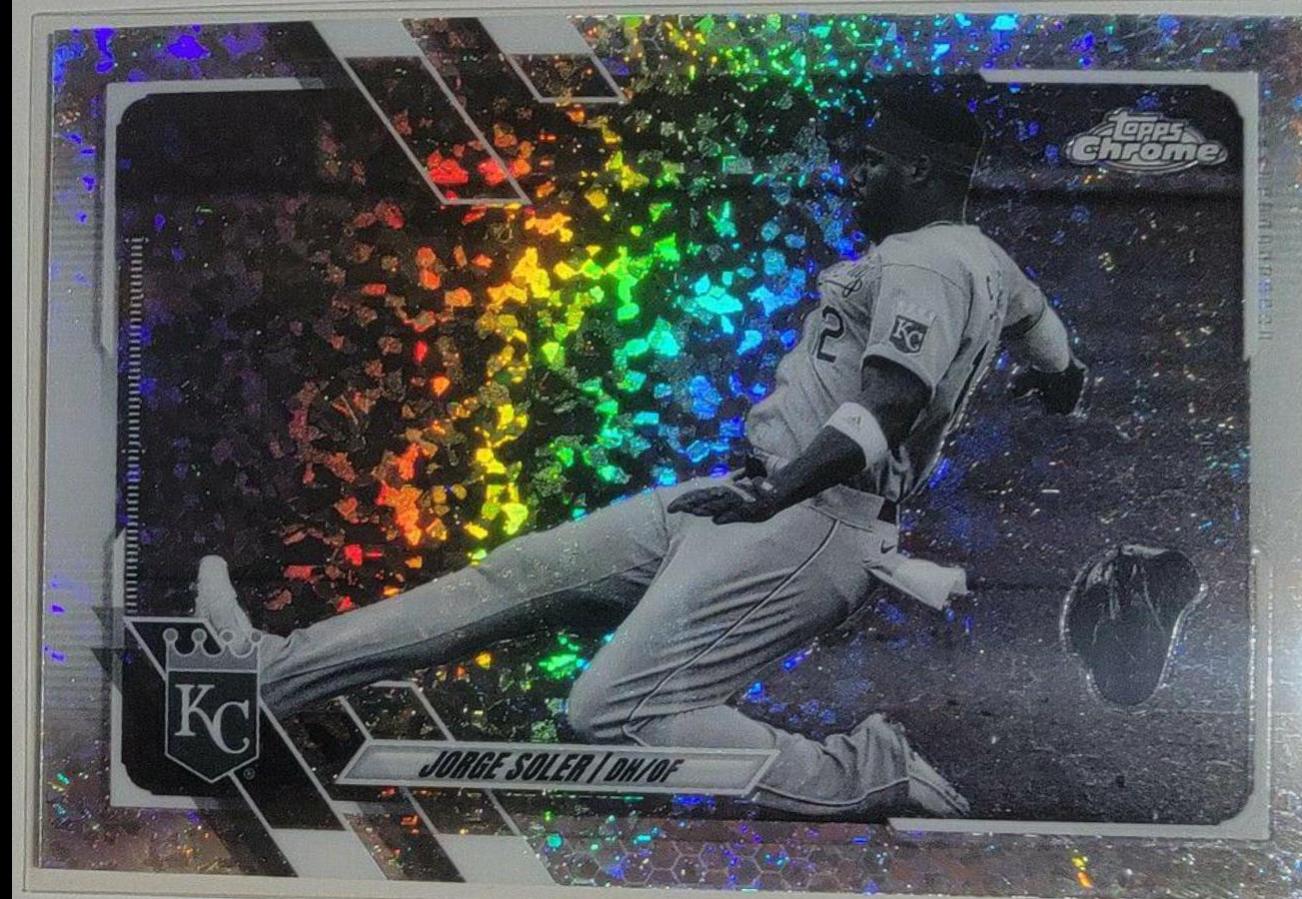Jorge Soler [Black & White Mini Diamond Refractor] #210