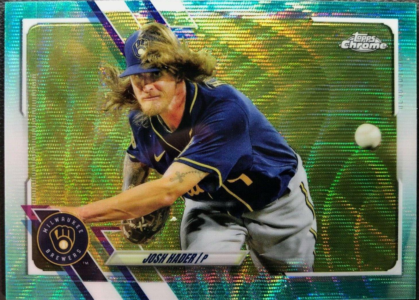 Josh Hader [Aqua Wave Refractor] #212