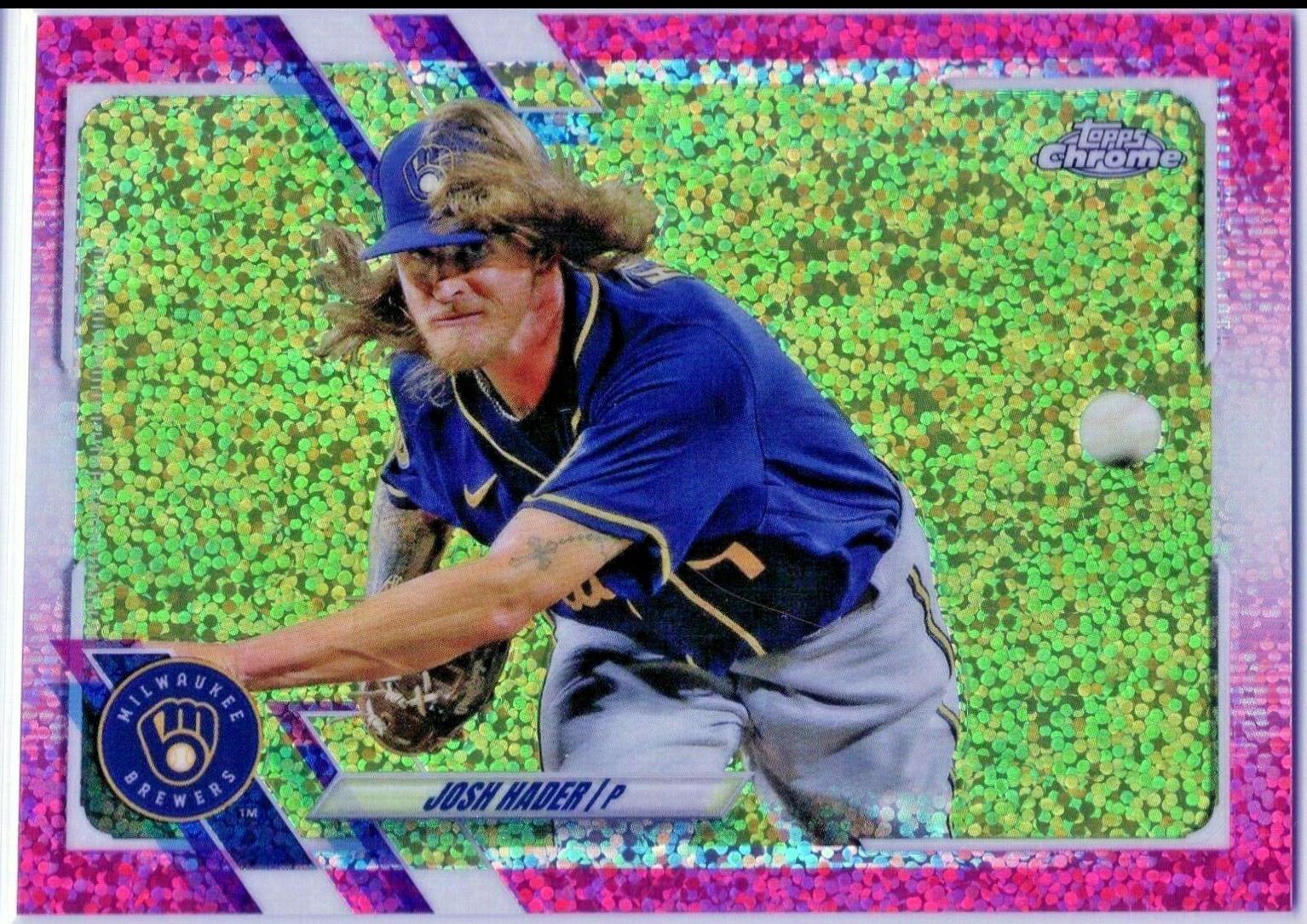 Josh Hader [Magenta Speckle Refractor] #212